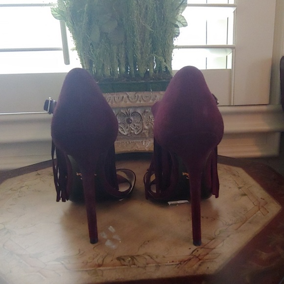 Prada suede fringe sandal - Picture 4 of 5